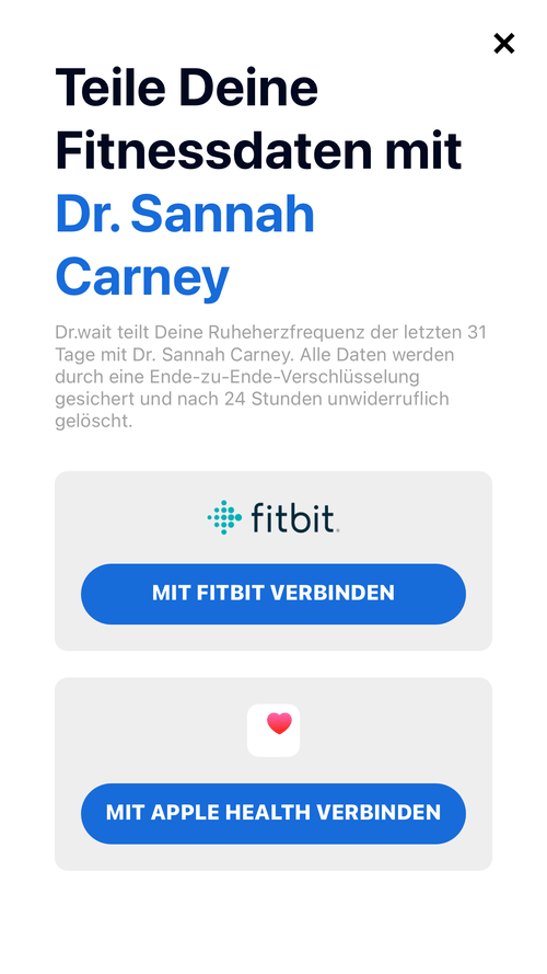 Neben Fitbit lassen sich auch Fitnessdaten von Apple Watch teilen.